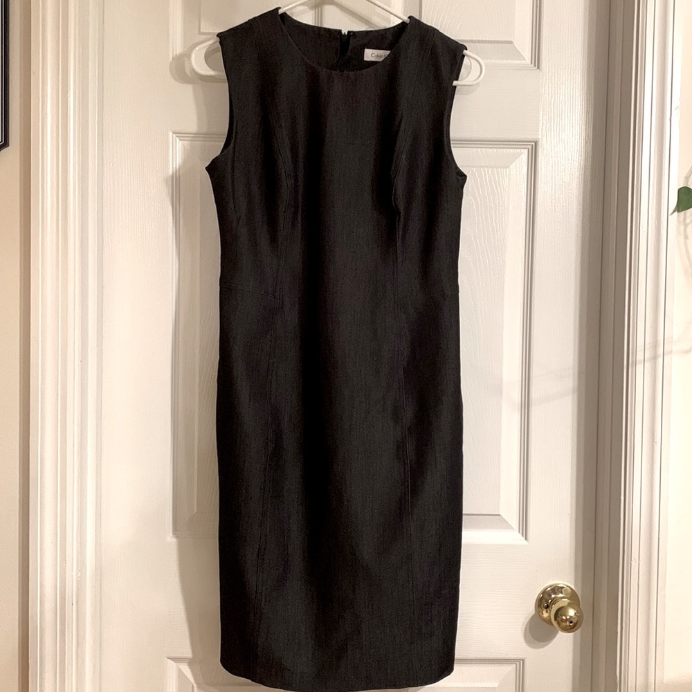 Calvin Klein Dress zips up the back